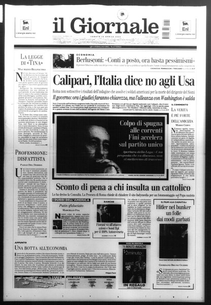 Il giornale : quotidiano del mattino